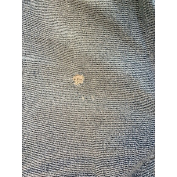 TOMMY HILFIGER  URBAN Y2K LOOSE WORN FADED DENIM JEANS MENS Size 34X32 in LIGHT - Picture 9 of 16